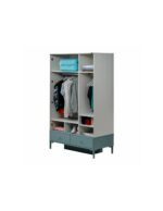 Τρίφυλλη ντουλάπα Marine Blue - Image 7