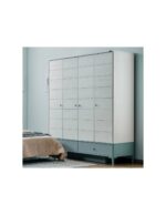 Τετράφυλλη ντουλάπα Marine Blue - Image 4