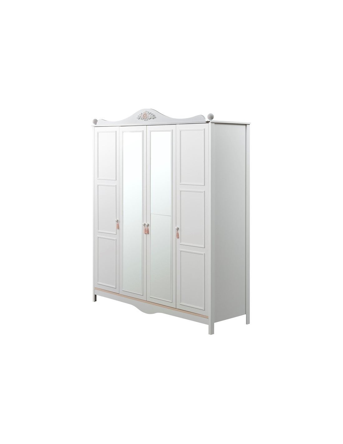 παιδική-ντουλάπα-με-4-φύλλα-με-καθρέπτη-αlya (1) Τετράφυλλη ντουλάπα Alya - Image 2