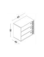 Συρταριέρα Arcade με καθρέφτη - Image 2