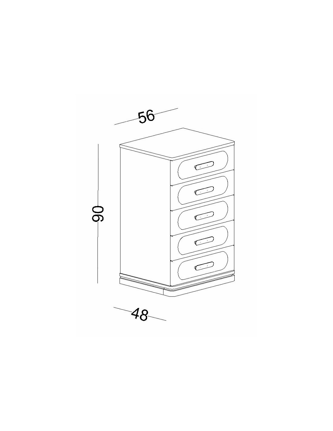 παιδική-συρταριέρα-στηλη-mosso (2) Συρταριέρα ψηλή Mosso - Image 2