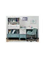 Γραφείο Marine Blue με ράφια - Image 2