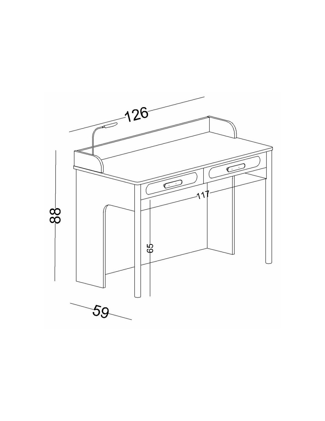 παιδικό-γραφειο-με-βιβλιοθήκη-mosso Παιδικό γραφείο Mosso με ράφια - Image 4