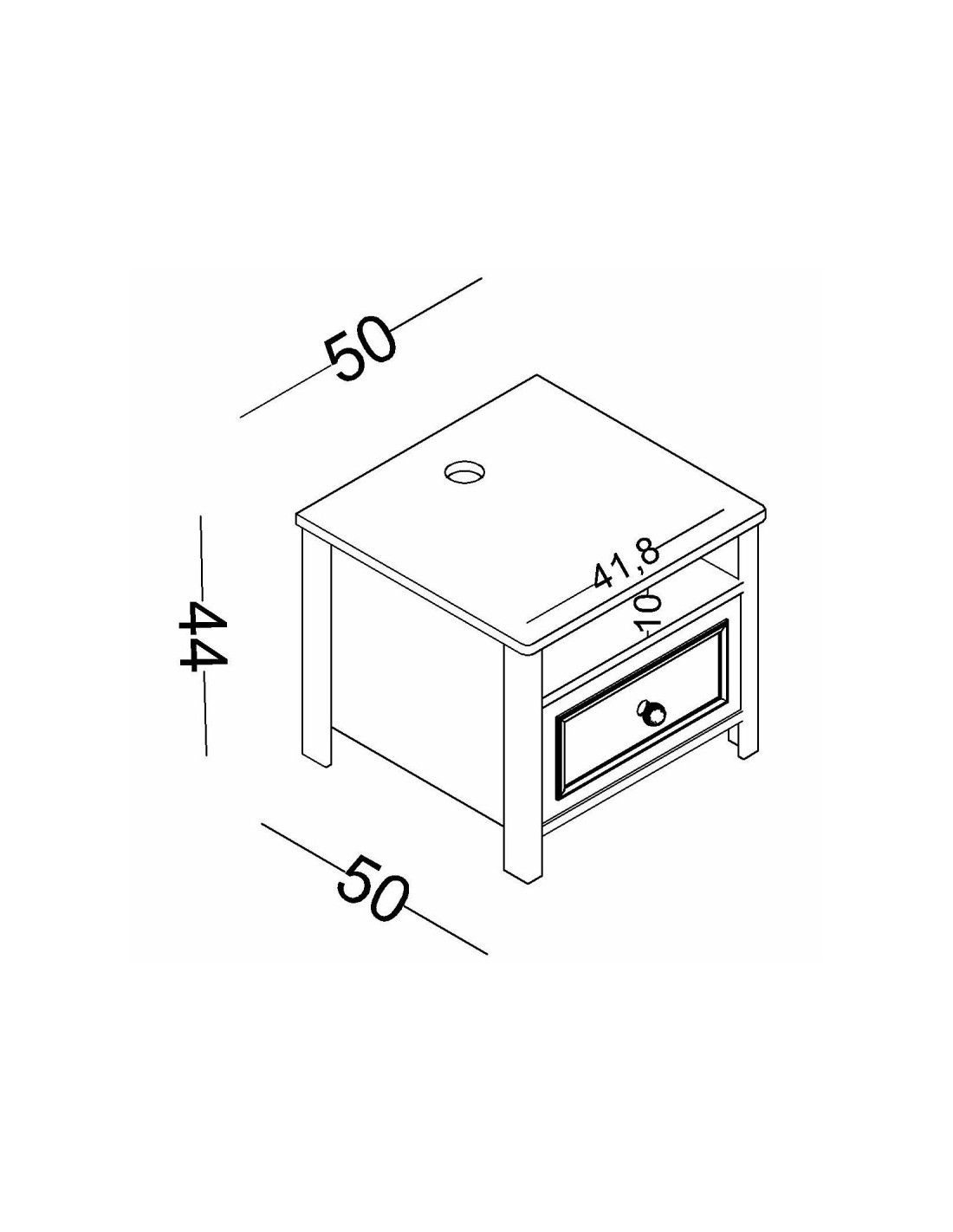 paidiko komodino alya diastaseis Κομοδίνο Alya - Image 2