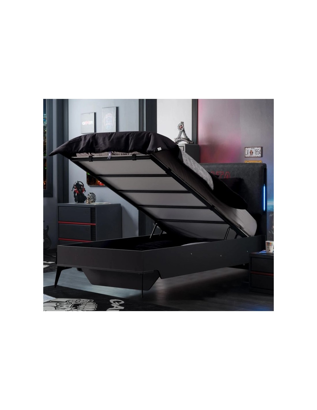 παιδικό-κρεβάτι-μπαούλο-arcade (2) Κρεβάτι Arcade με Αποθηκευτικό χώρο - Image 4