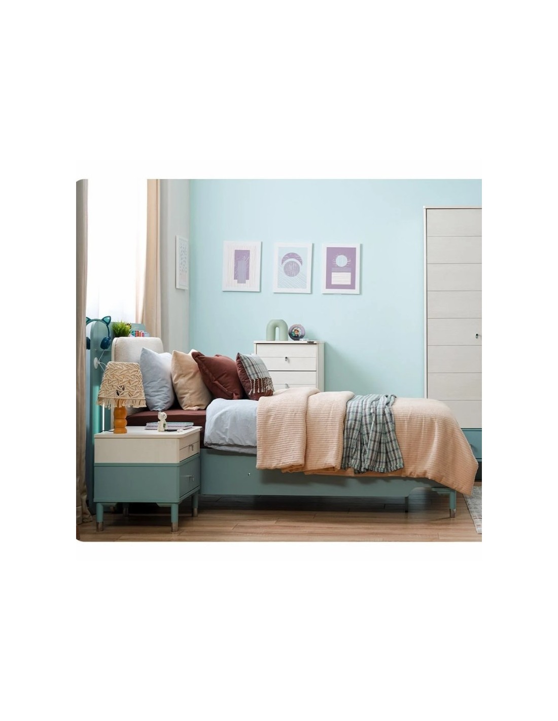 παιδικό-κρεβάτι-μπαούλο-μόνο-marin-lux-με-για-στρώμα-100-x-200 (3) Κρεβάτι Marine Blue Lux με Αποθηκευτικό χώρο - Image 4