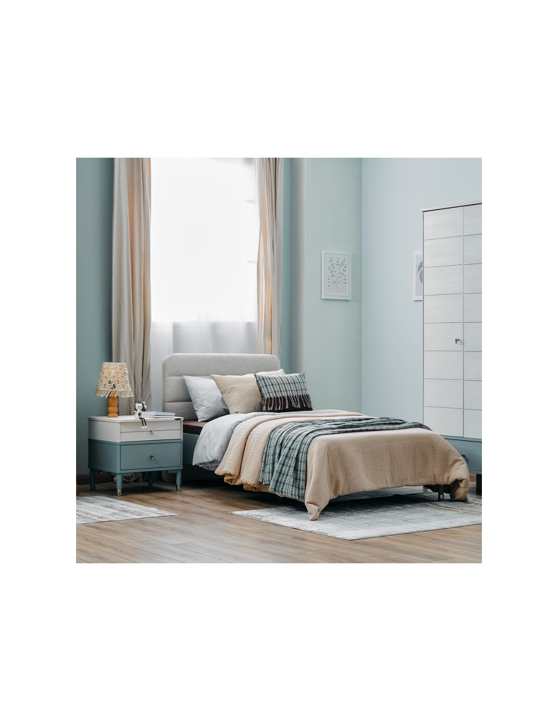 παιδικό-κρεβάτι-μόνο-marin-lite-με-ύφασμα-για-στρώμα-100x200 (1) Κρεβάτι Marin Blue Lite - Image 3