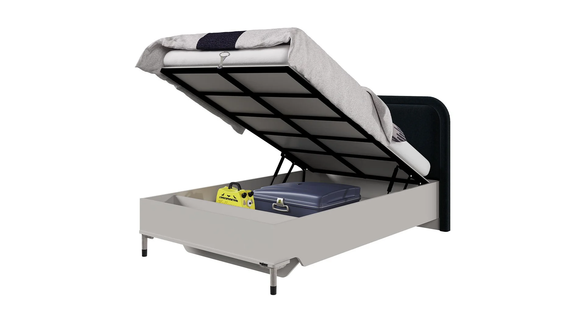 0001-120-lik-bazaa Κρεβάτι Lion με Αποθηκευτικό χώρο - Image 2