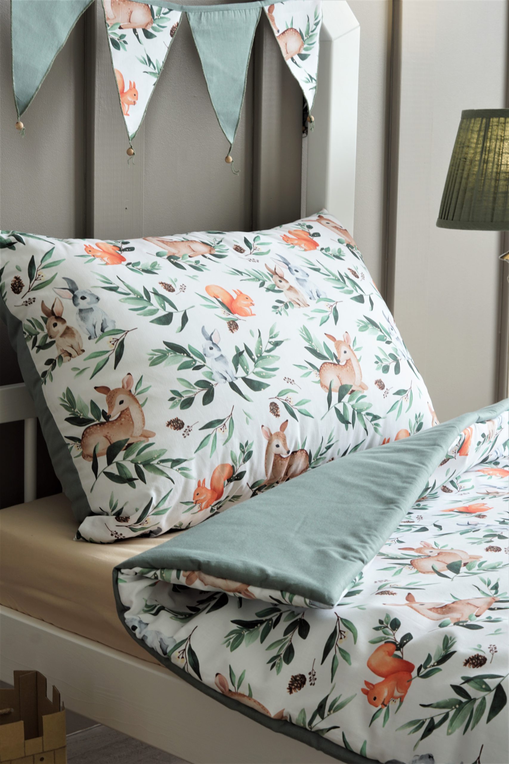 0120-14-1-scaled Σετ παπλωματοθήκη και μαξιλαροθήκη Forest Animals - Image 1