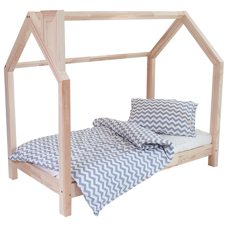 eng_pl_Classic-405_2 Classic Montessori παιδικό κρεβάτι μασίφ ξύλο πεύκο - Image 2