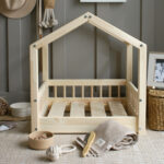 Cozy House Bed Φυσικό Ξύλο Μεγέθη S-Μ-L - Image 2