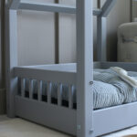 Furry House Bed Γκρι Μεγέθη S-Μ-L - Image 3