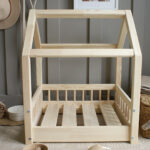 Furry House Bed Φυσικό Ξύλο Μεγέθη S-Μ-L - Image 3