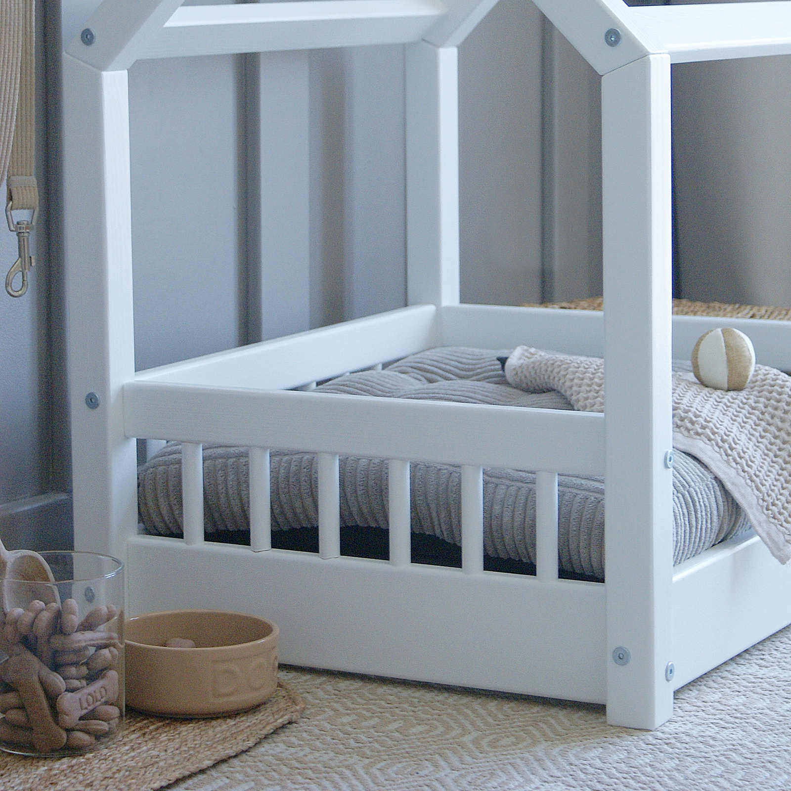 SONY DSC Furry House Bed Λευκό Μεγέθη S-Μ-L - Image 6