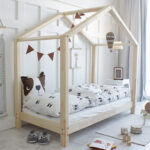 Housebed Classic Montessori παιδικό κρεβάτι κόντρα πλακέ πεύκο (πόδι 1-10εκ.) - Image 3