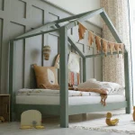Housebed Classic Montessori παιδικό κρεβάτι με πόδι 1-10εκ. - Image 10
