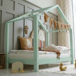 Housebed Classic Montessori παιδικό κρεβάτι με πόδι 1-10εκ. - Image 7