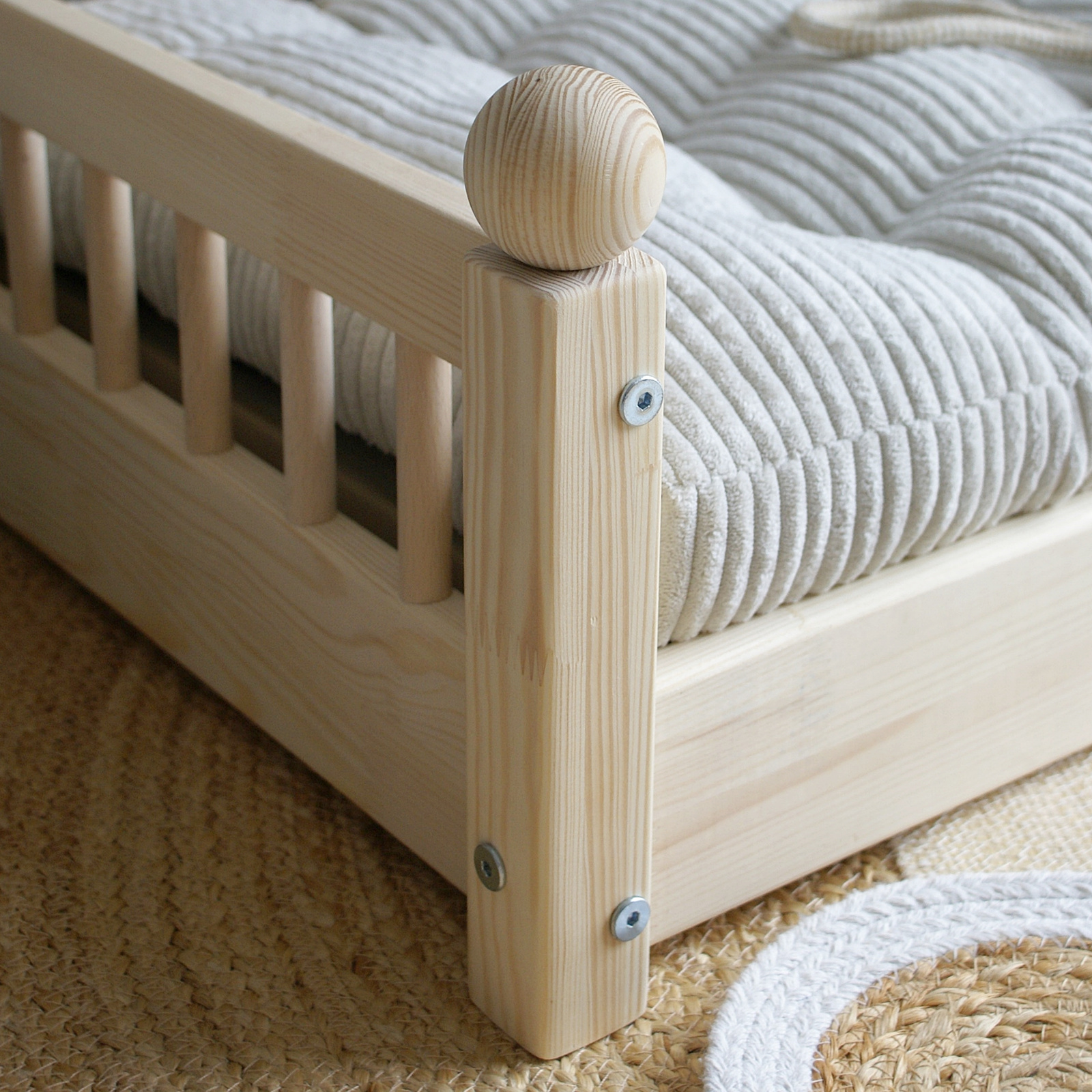 SONY DSC Taco Bed Φυσικό Ξύλο Μεγέθη S-Μ-L - Image 2