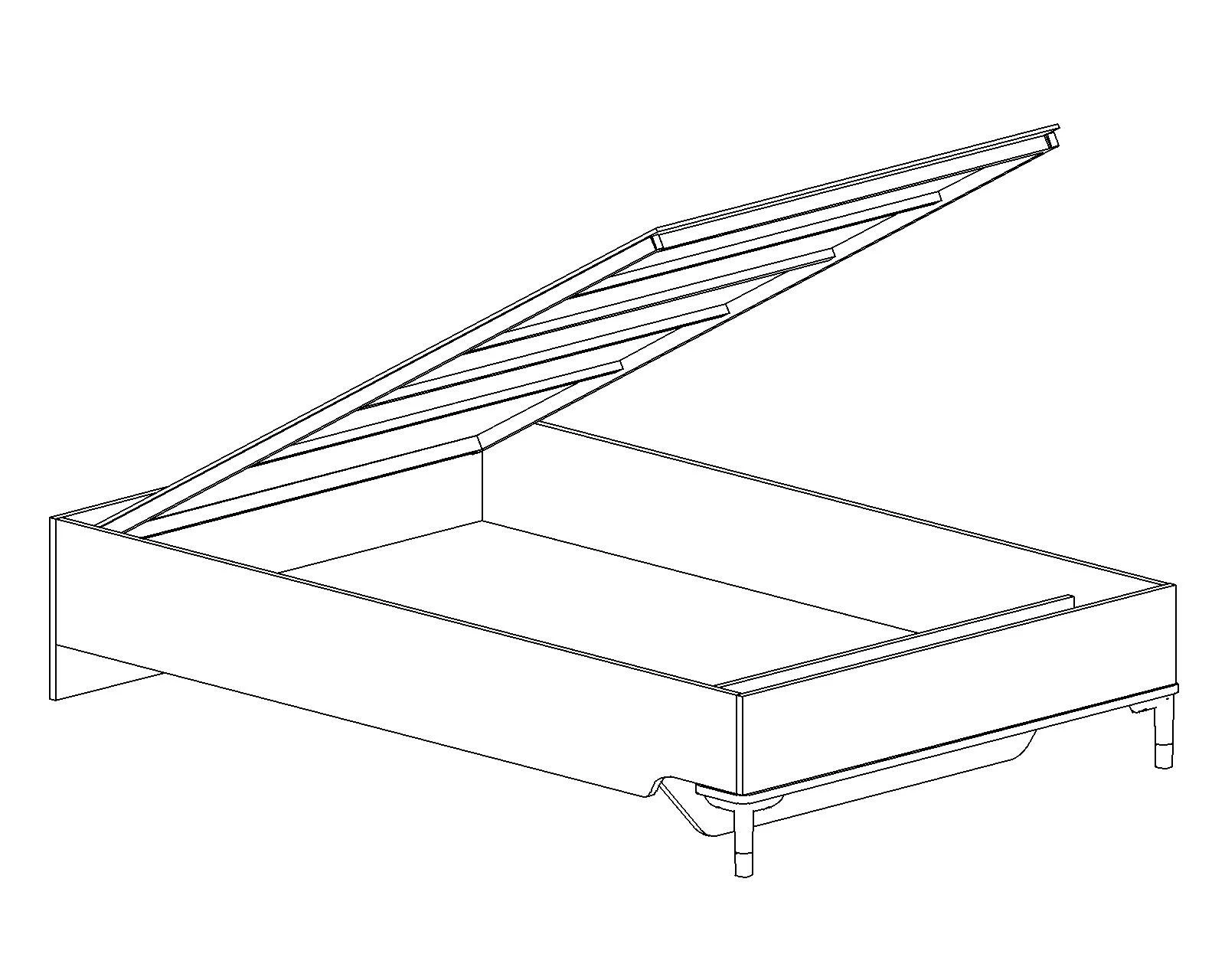 lion-baza-120 Κρεβάτι Lion με Αποθηκευτικό χώρο - Image 4
