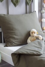 Σετ παπλωματοθήκη και μαξιλαροθήκη Dark Olive - Image 5