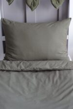 Σετ παπλωματοθήκη και μαξιλαροθήκη Dark Olive - Image 2