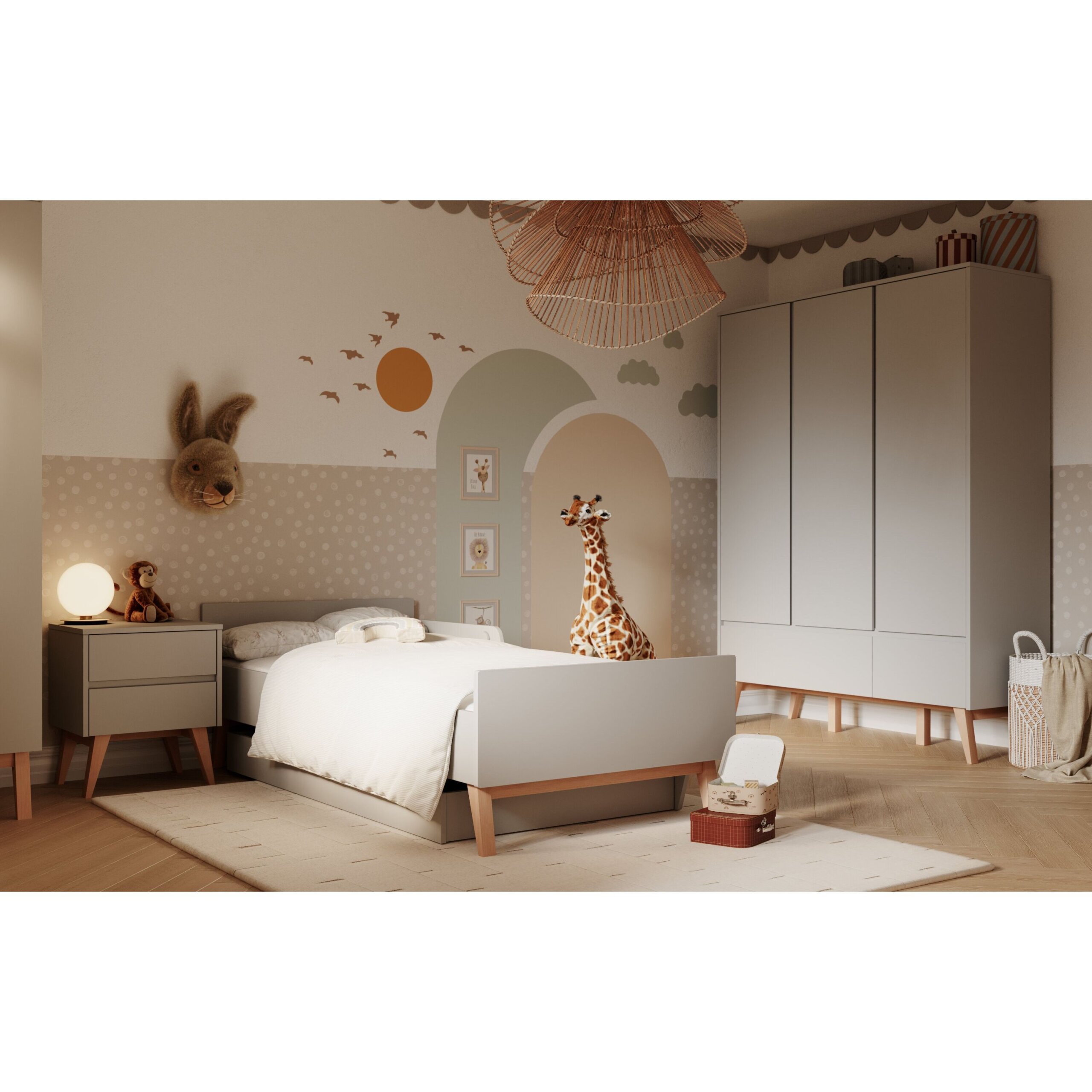 white-Swing_grey_3-scaled Swing Παιδικό Kρεβάτι - Image 1