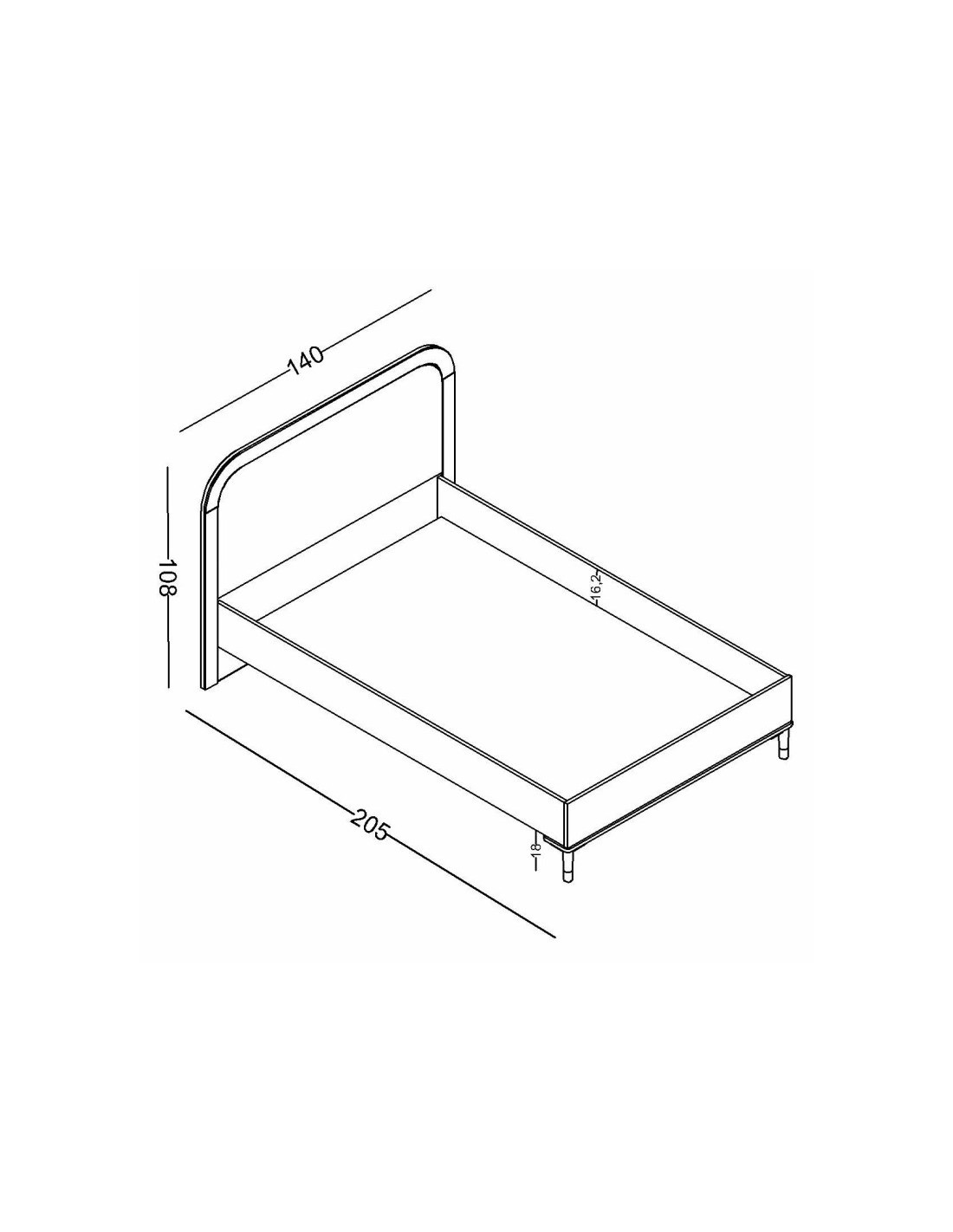 παιδικό-κρεβάτι-ημίδιπλο-lion-με-ύφασμα-για-στρώμα-120-χ-200 (3) Κρεβάτι Lion - Image 2