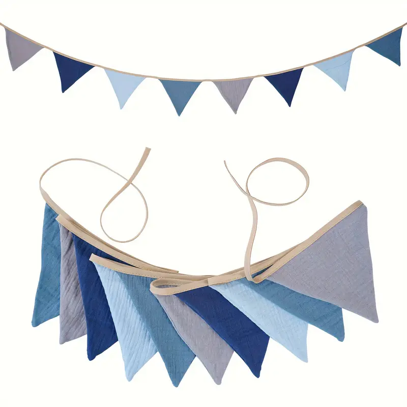 94f0b7cc-8923-4173-9290-f96b7987b261 Γιρλάντα με σημαιάκια Μπλε - Image 2