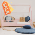 Pioli Μontessori παιδικό κρεβάτι ΜΑΣΙΦ Ροζ 190x90 με πόδι 19εκ. - Bazaar