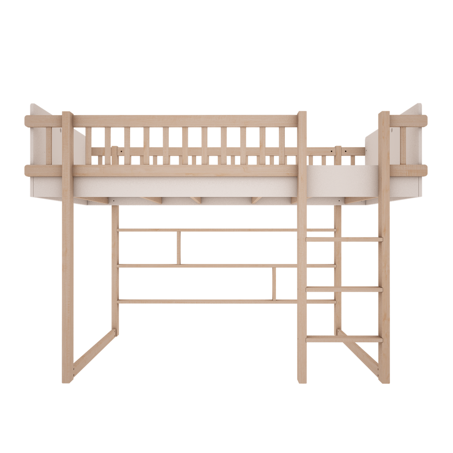 basic_low_loft_bed_white_2_8SqIW2h Basic πάνω κρεβάτι κουκέτας 200x90εκ. - Image 7