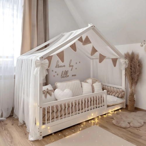 tiulowa_zaslona_na_lozeczko_domek Κουρτίνα Τούλινη για Housebed - Image 16