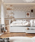 Calmo daybed κρεβάτι με συρόμενο και συρτάρια - Image 10