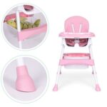 Καρεκλάκι φαγητού 2 σε 1 Ροζ - Image 9