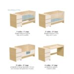 Combo βρεφική πολυμορφική κούνια 4 σε 1 - Image 8