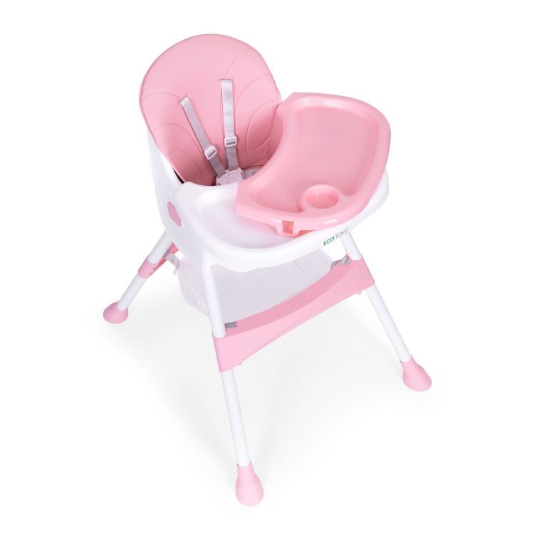 7_max (3) Καρεκλάκι φαγητού 2 σε 1 Ροζ - Image 5