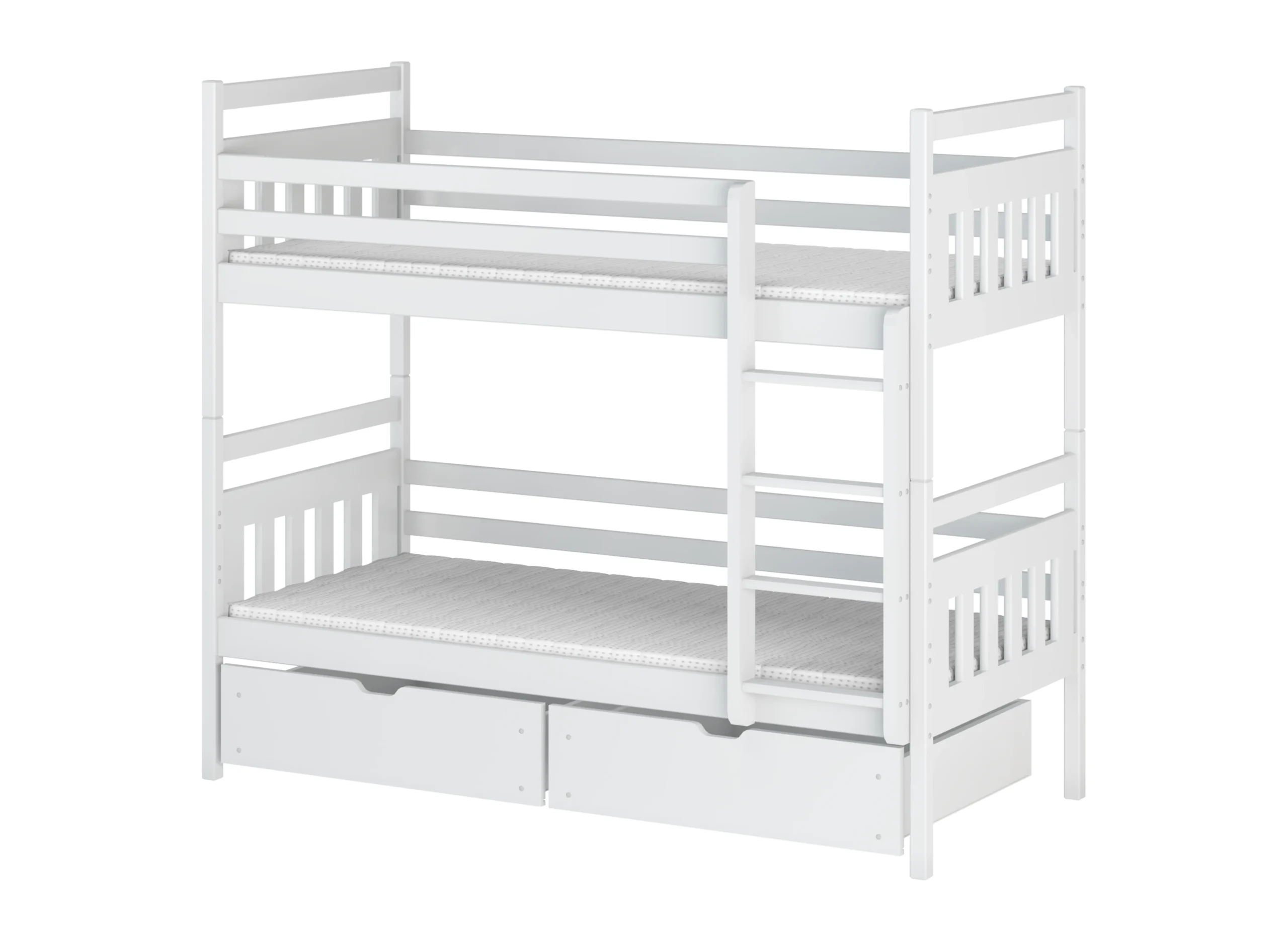 ADAS-80x160-biale-lozko-pietrowe-Lano-Meble ADAŚ Κουκέτα ΜΑΣΙΦ για 2 Άτομα - Image 6