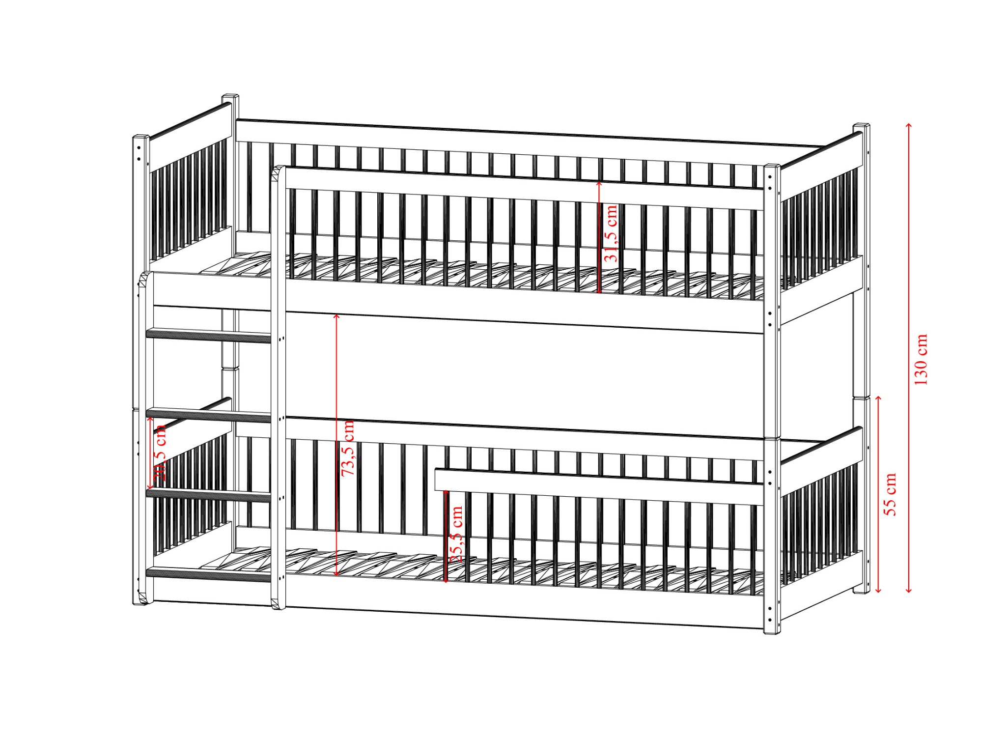 BOSTON2 BOSTON Κουκέτα ΜΑΣΙΦ για 2 Άτομα - Image 5