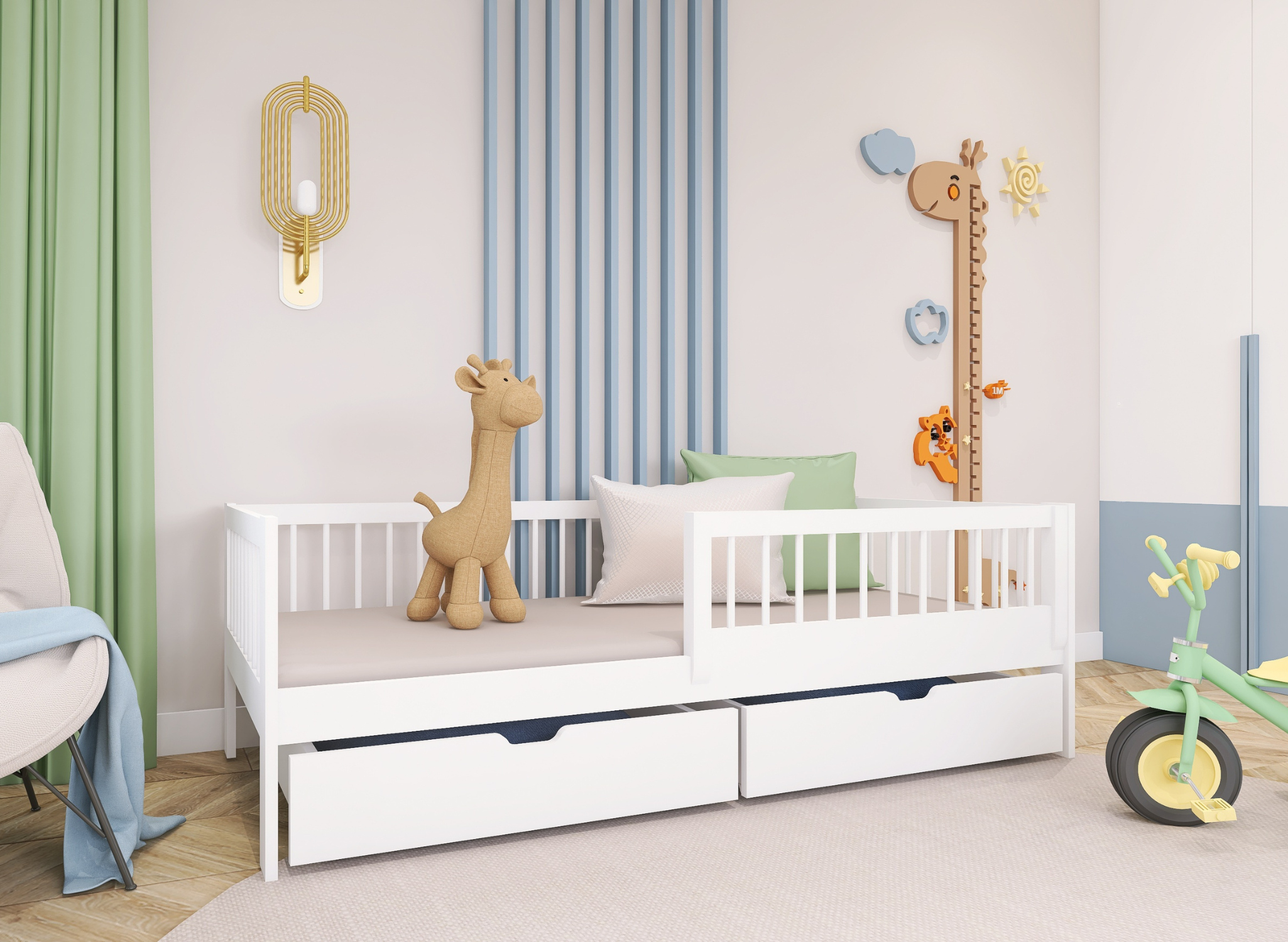 EDI Edi παιδικό κρεβάτι μασίφ - Image 1