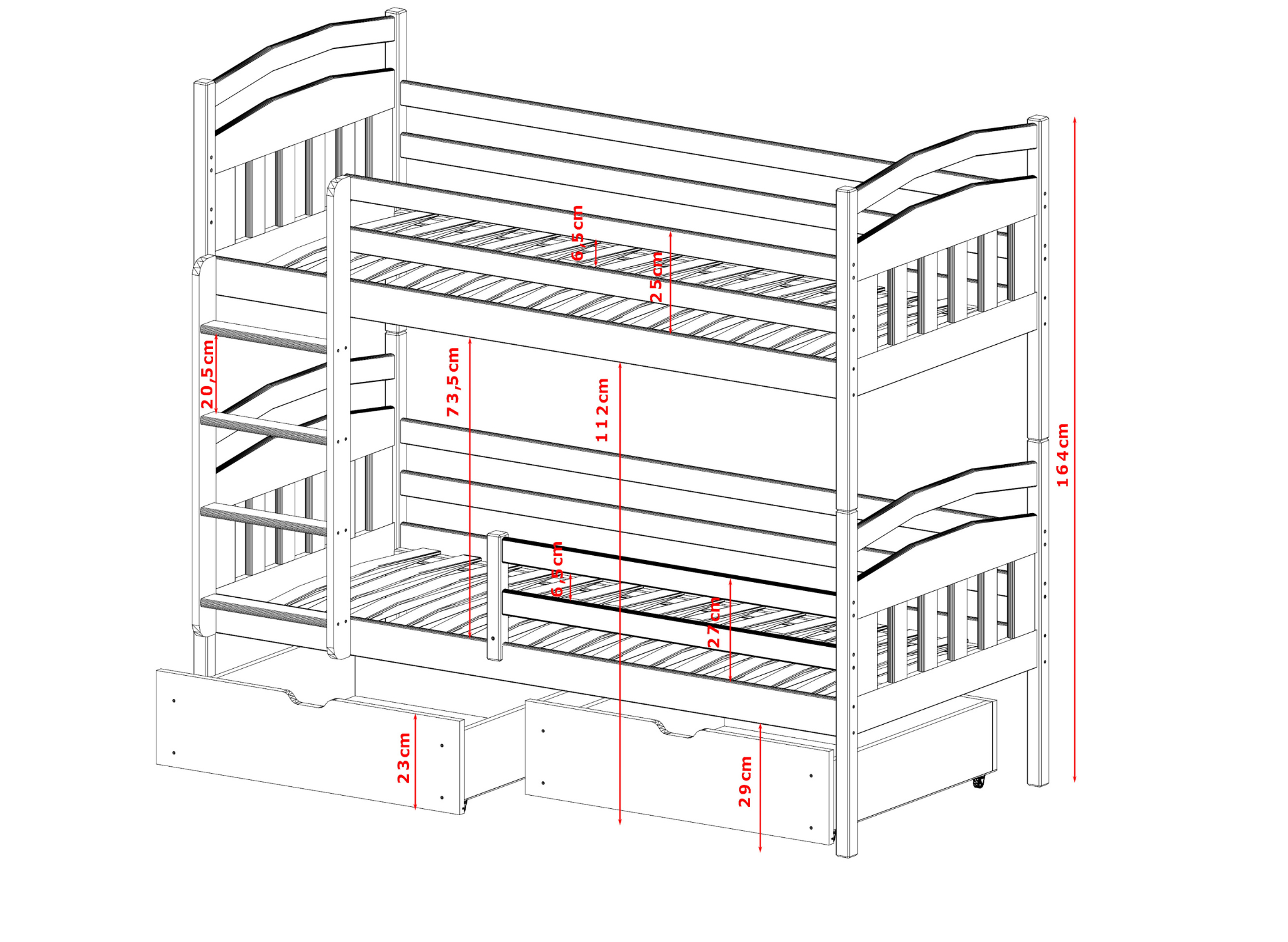 GABI 4 GABI Κουκέτα ΜΑΣΙΦ για 2 Άτομα - Image 7