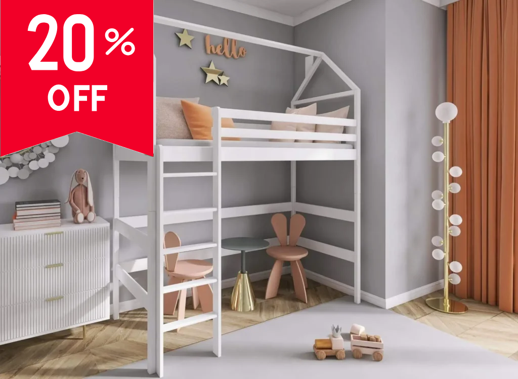GLORIA GLORIA Κουκέτα Loft Bed ΜΑΣΙΦ - Image 1