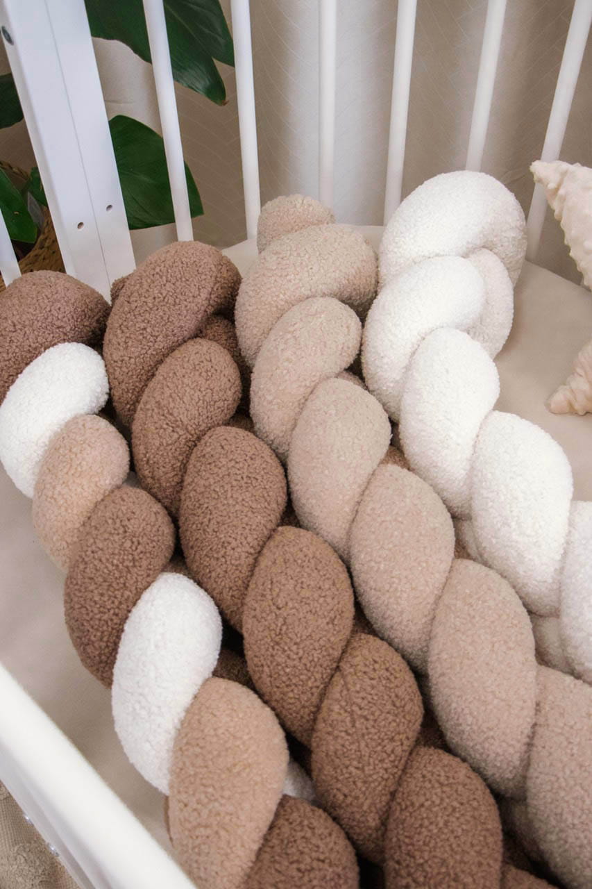 IMG_6653-Duzy Πάντα πλεξούδα τριπλή χειροποίητη Boucle 200x18εκ. Beige - Image 2