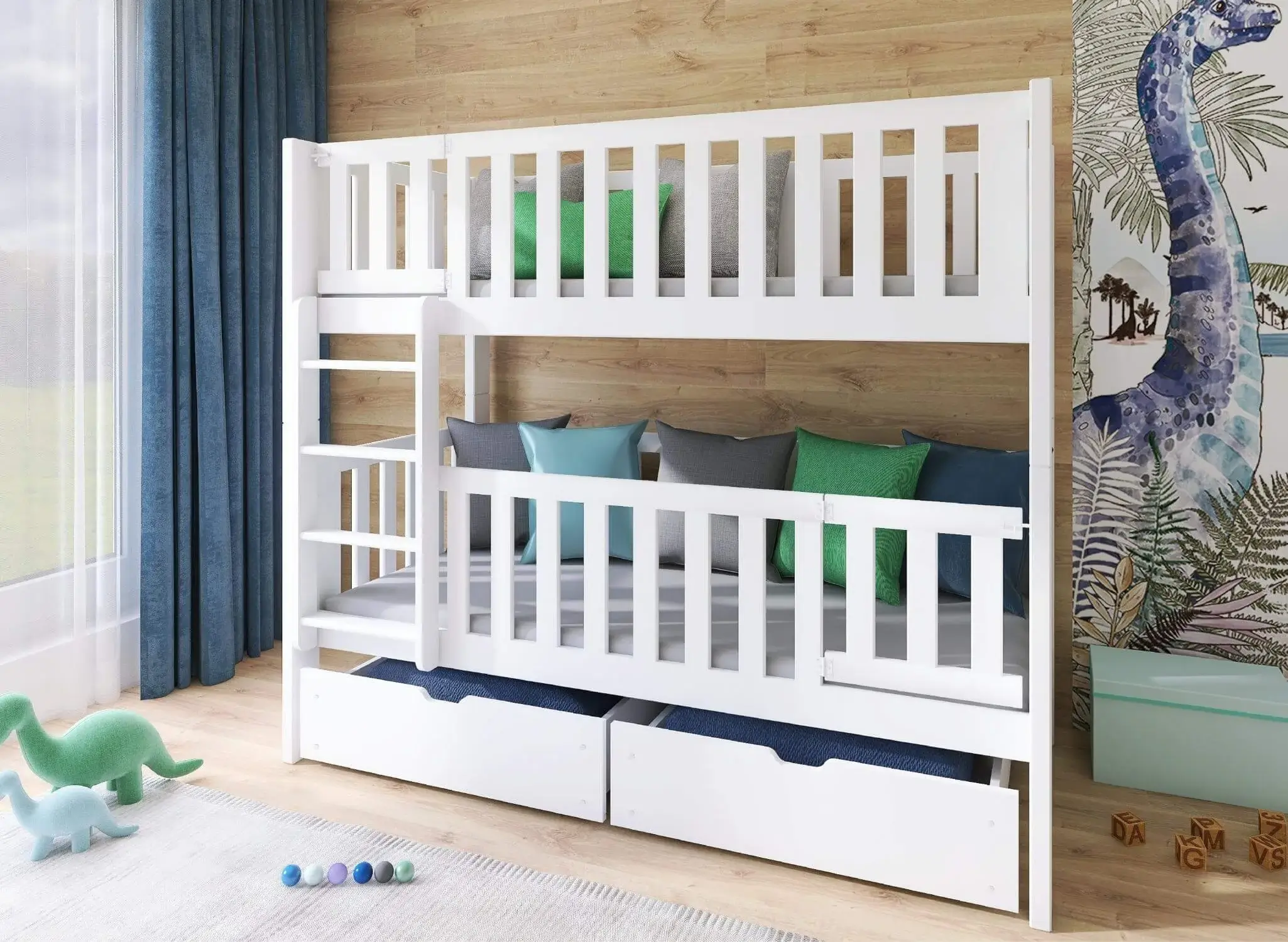 KSAWERY 1 KSAWERY Κουκέτα ΜΑΣΙΦ για 2 Άτομα (180x80) - Image 1