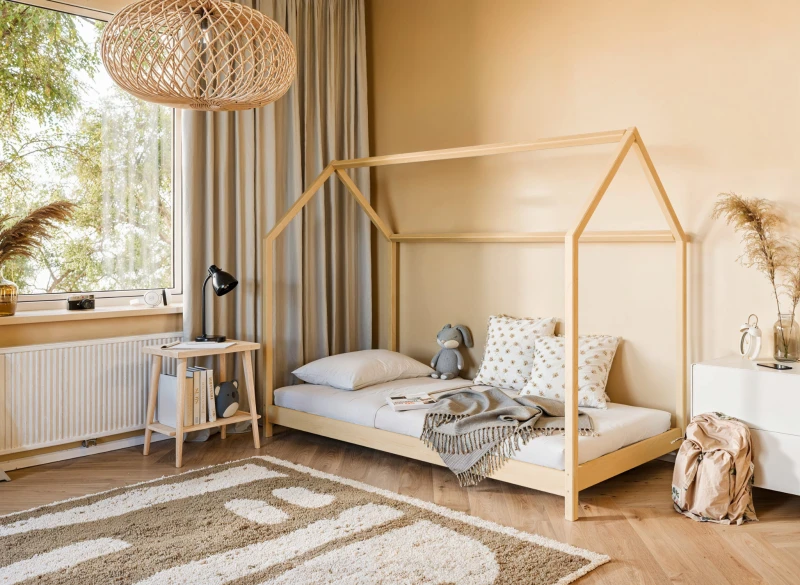 LUCKY1 Lucky Μontessori παιδικό κρεβάτι μασίφ - Image 1