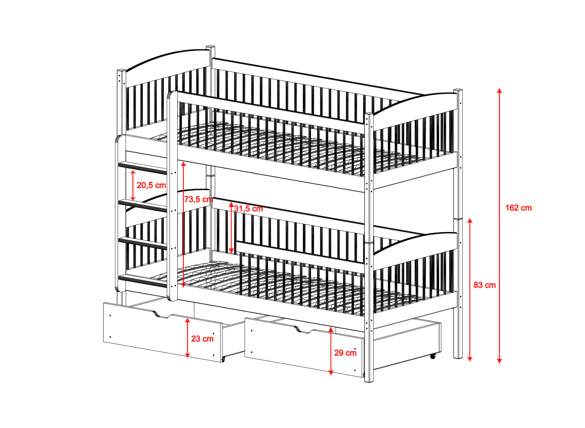 LUNA 2 LUNA Κουκέτα ΜΑΣΙΦ για 2 Άτομα - Image 5