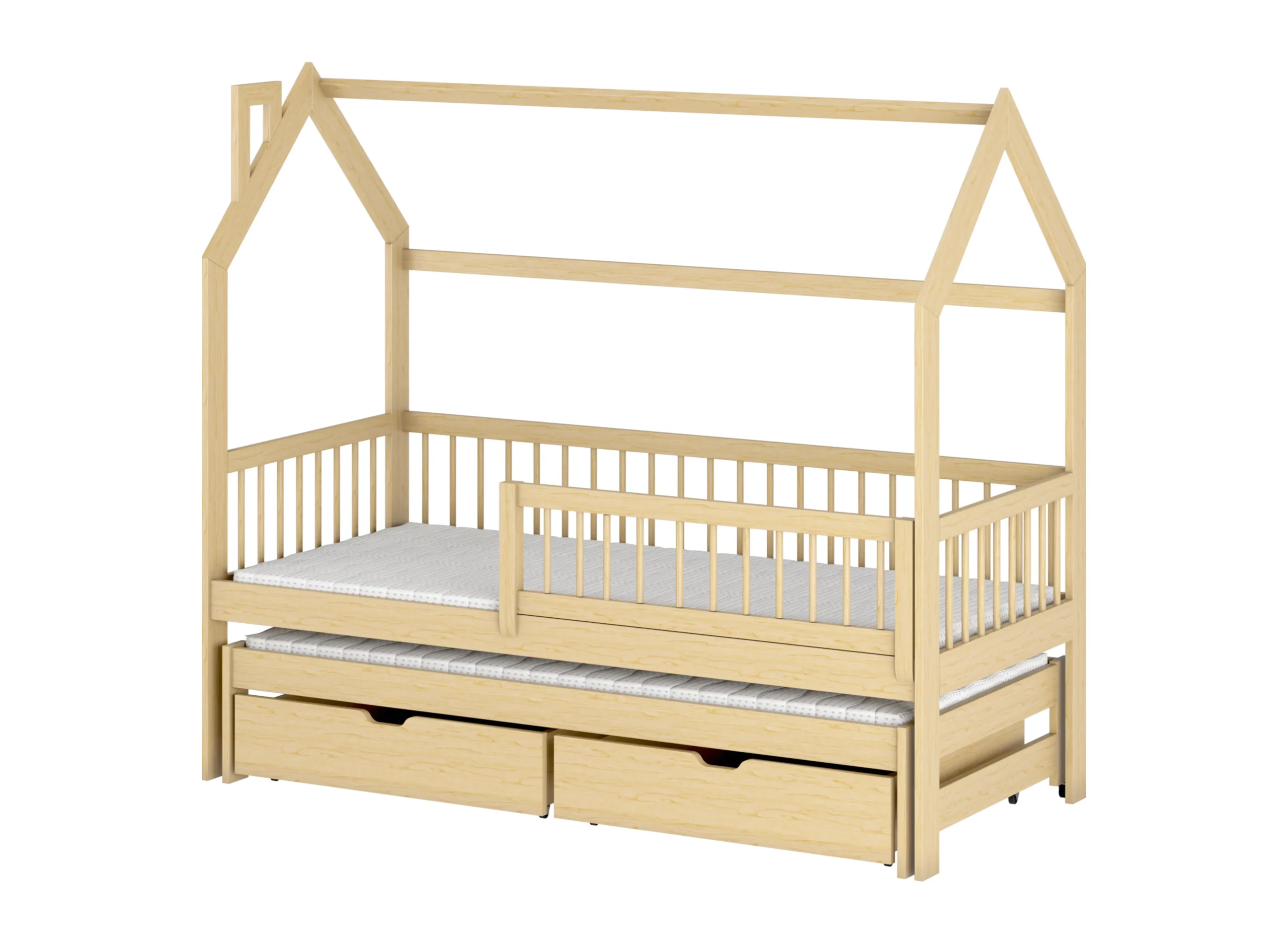 PAPI4 Papi 2 ατόμων κρεβάτι ΜΑΣΙΦ με συρόμενο - Image 3