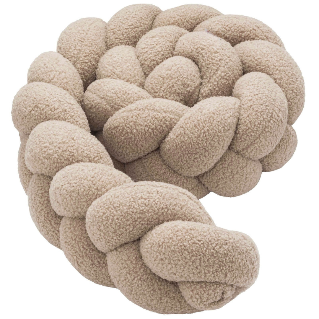 Untitled design - 2025-04-09T130249.842 Πάντα πλεξούδα τριπλή χειροποίητη Boucle 200x18εκ. Beige - Image 4