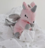 Λούτρινος μαλακός μονόκερος Mini Λευκός - Image 6