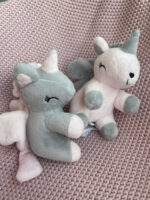 Λούτρινος μαλακός μονόκερος Mini Λευκός - Image 3