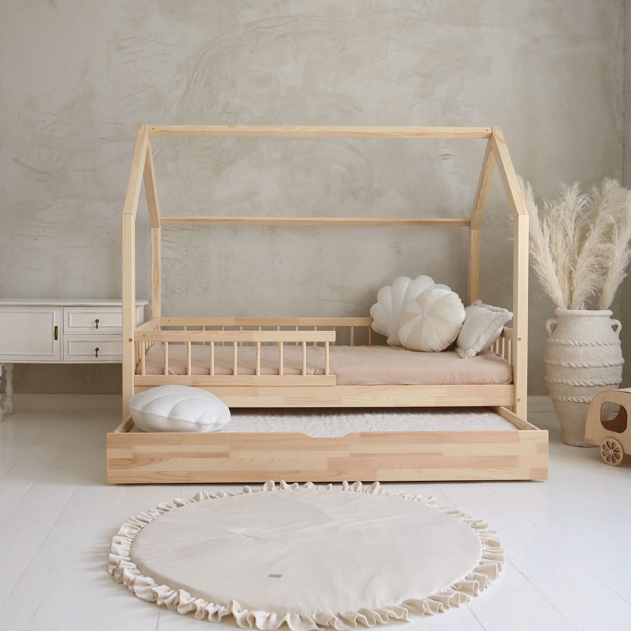 eng_pl_Bello-Plus-version-with-drawer-665_2 Bello PLUS κρεβάτι μασίφ με συρτάρι / δεύτερο κρεβάτι και αφαιρούμενα κάγκελα - Image 5