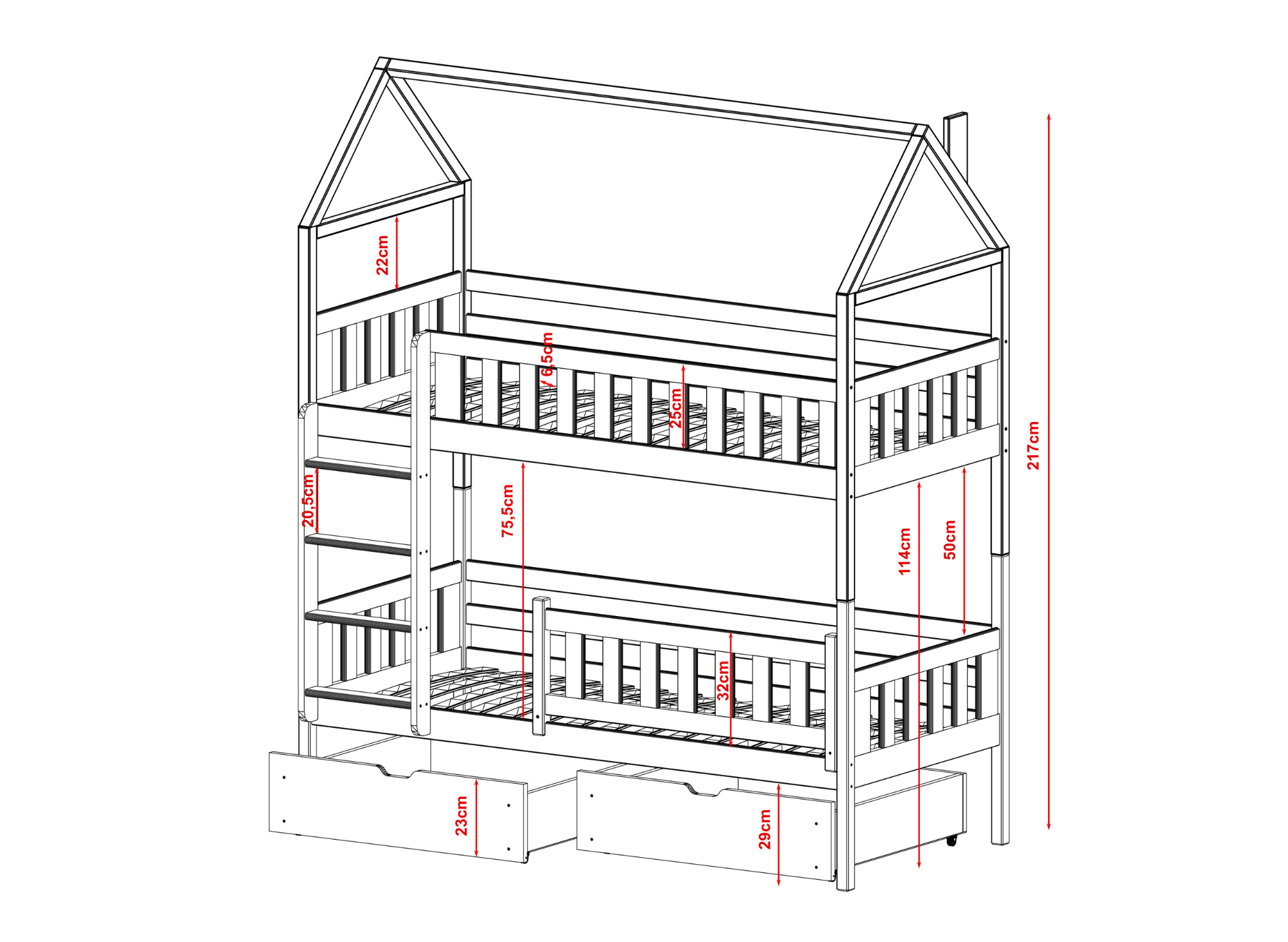 gaja 4 GAJA Κουκέτα ΜΑΣΙΦ για 2 Άτομα - Image 7